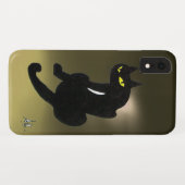 黒猫グレイ Case-Mate iPhoneケース (裏面(横))