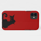 黒猫ケースメイトiPhoneケース Case-Mate iPhoneケース (裏面(横))