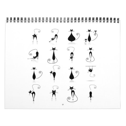 黒猫コレクション カレンダー (カバー)