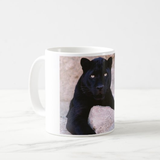 黒猫コーヒーマグ コーヒーマグカップ (正面左)