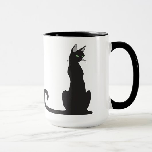黒猫コーヒーマグ マグカップ (右)