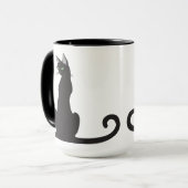黒猫コーヒーマグ マグカップ (正面左)