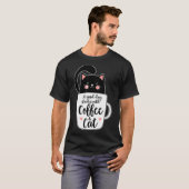 黒猫コーヒーマグ 猫 Tシャツ (正面フル)
