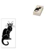 黒猫ゴム印 ラバースタンプ (押印)