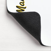 黒猫ゴールデンアイズカスタマイズ マウスパッド (コーナー)