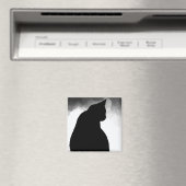 黒猫シルエットマグネット マグネット (インサイチュ (食洗機))