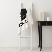 黒猫シルエット – かわいい猫デザイン シェルパブランケット (インサイチュ)