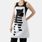 黒猫シルエット エプロン (インサイチュ)