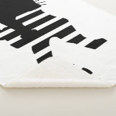 黒猫シルエット シェルパブランケット (3/4)