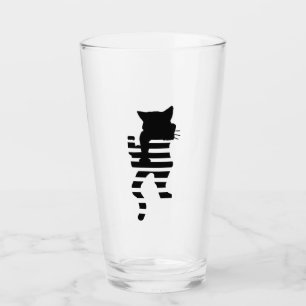 黒猫シルエット タンブラーグラス