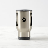 黒猫シルエット トラベルマグ (中央)