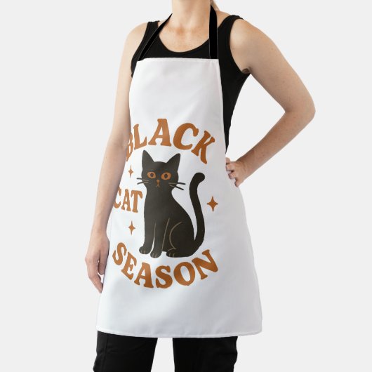 黒猫シーズン エプロン (インサイチュ)