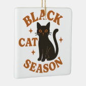 黒猫シーズン セラミックオーナメント (右)