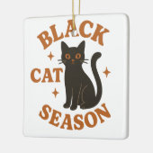 黒猫シーズン セラミックオーナメント (左)