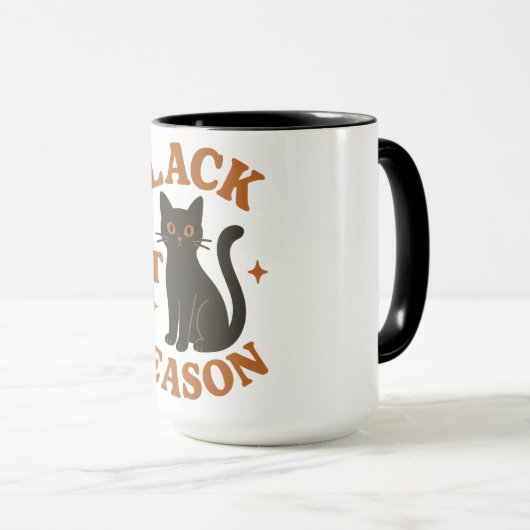 黒猫シーズン マグカップ (正面右)