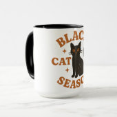黒猫シーズン マグカップ (正面左)
