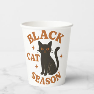 黒猫シーズン 紙コップ