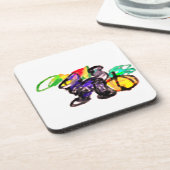 黒猫ジョイ秋 コースター (左側)