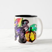 黒猫ジョイ秋 ツートーンマグカップ (正面右)