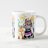 黒猫スタイルの秋 ジャンボコーヒーマグカップ (右)