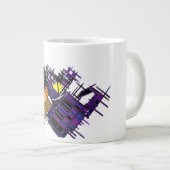 黒猫スタイル ジャンボコーヒーマグカップ (正面右)