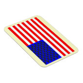 黒猫ストライプ旗 マグネット (右側)