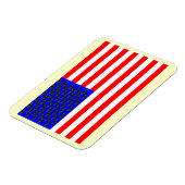 黒猫ストライプ旗 マグネット (左側)