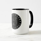 黒猫スペルハロウィーン マグカップ (正面右)