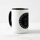 黒猫スペルハロウィーン マグカップ (正面左)