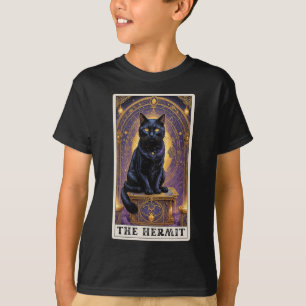 黒猫タロットカードザヘミットハロウィーンチャイルズ Tシャツ