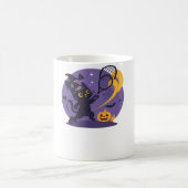 黒猫テニス必須Tシャツ コーヒーマグカップ (中央)