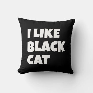 黒猫デザイン枕 クッション