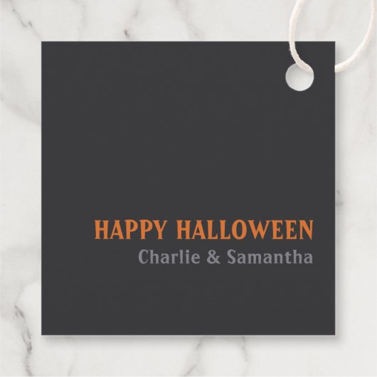 黒猫トラウバドール幸運CC1156ハロウィーン フェイバータグ (裏面)