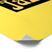 黒猫トランペット ポスター (角)