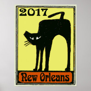 黒猫ニュー・オーリンズ2017年 ポスター