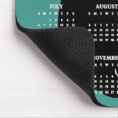 黒猫ネコデザイン2025カレンダーマウスパッド マウスパッド (コーナー)