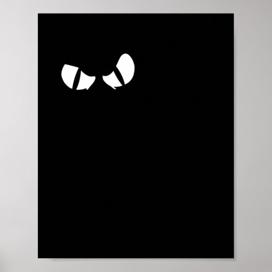 黒猫ハッピーハロウィン可愛い子猫のキャラクター ポスター (正面)