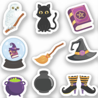 黒猫ハロウィッチ シール