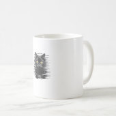 黒猫ハロウィンの衣装不気味キティ猫キテ コーヒーマグカップ (正面右)