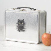 黒猫ハロウィンの衣装不気味キティ猫キテ メタルランチボックス (インサイチュ)