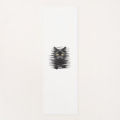 黒猫ハロウィンの衣装不気味キティ猫キテ ヨガマット (正面)