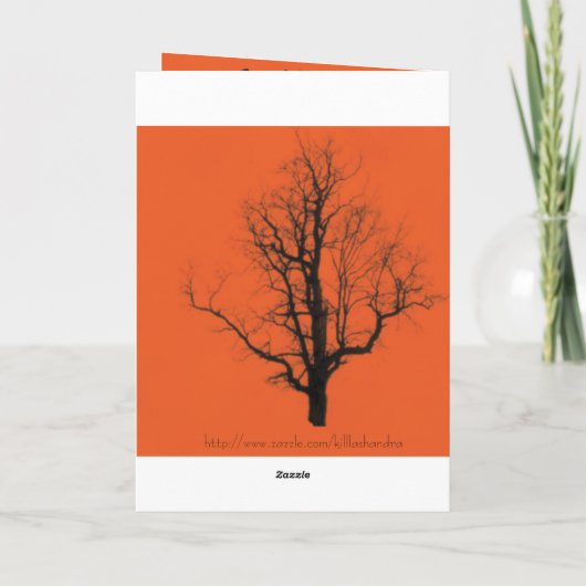 黒猫ハロウィン カード (裏面)