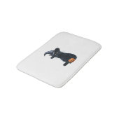 黒猫ハロウィーンカボチャ女性用コスチューム バスマット (アングル)