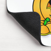 黒猫ハロウィーンカボチャ マウスパッド (コーナー)