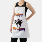 黒猫ハロウィーンパンプキンハロウィーン エプロン (インサイチュ)