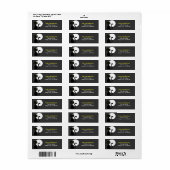 黒猫ハロウィーンラベル ラベル (フルシート)