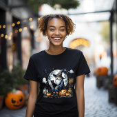 黒猫ハロウィーン格言 – 完璧な贈り物 Tシャツ