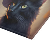 黒猫ハロウィーン カッティングボード (角)