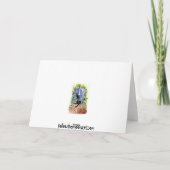 黒猫ハロウィーン カード (裏面)