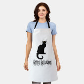 黒猫ハロウィーン、コスチュームアイディア、パーティー、プラスsi エプロン (着用した状態)